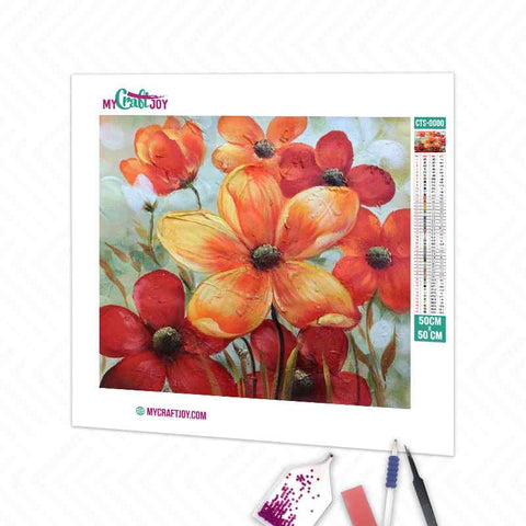 Flowers - DIY Diamond Painting Kit