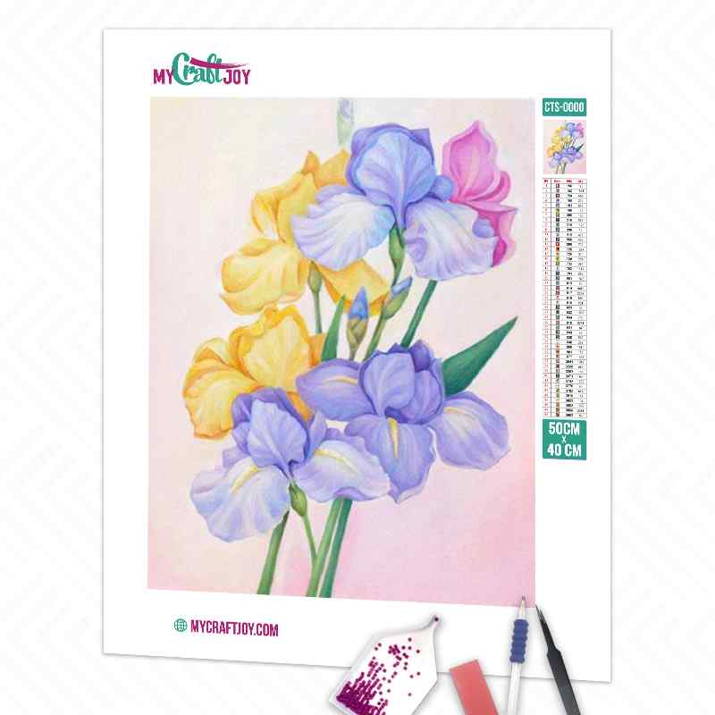 Flowers - DIY Diamond Painting Kit