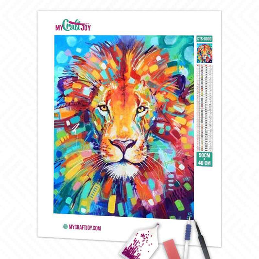 Lion - DIY Diamond Painting Kit