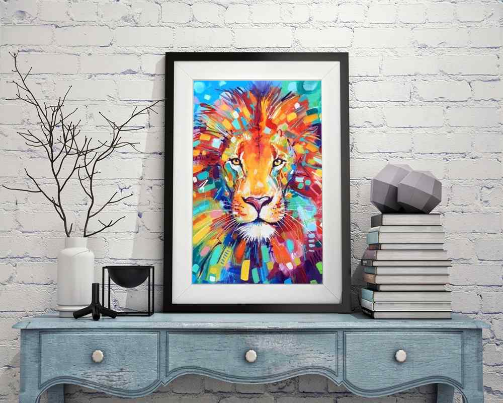 Lion - DIY Diamond Painting Kit