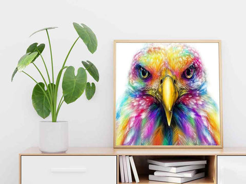Colorful Eagle - DIY Diamond Painting Kit