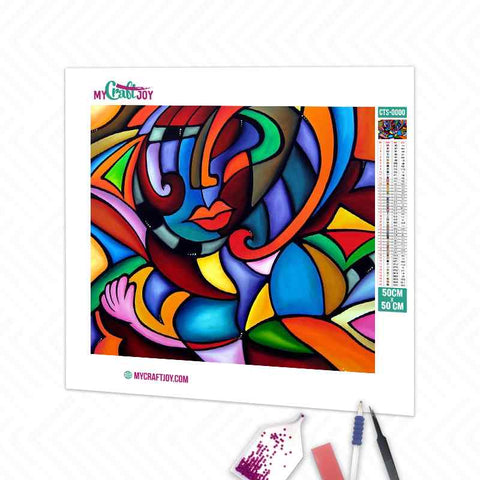 Abstract - DIY Diamond Painting Kit
