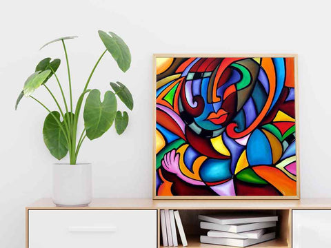 Abstract - DIY Diamond Painting Kit