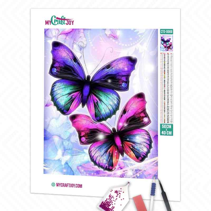 Butterflies - DIY Diamond Painting Kit