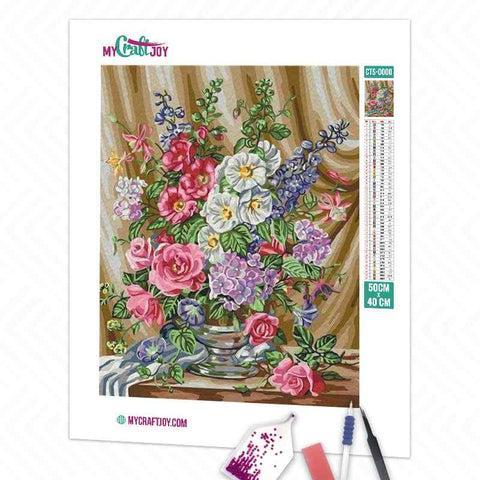 Flowers - DIY Diamond Painting Kit