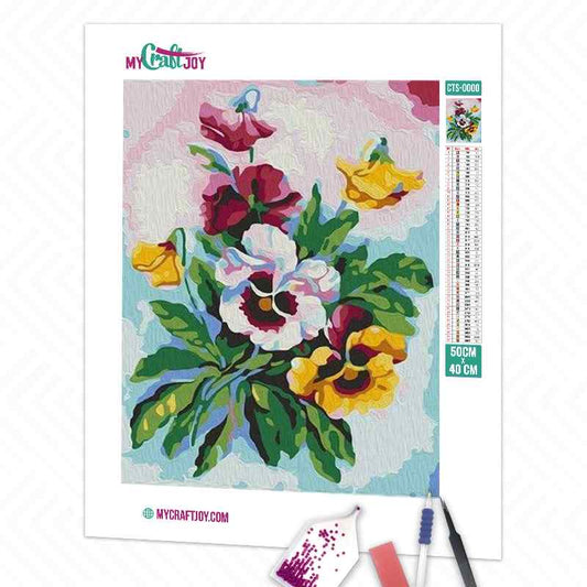 Flowers - DIY Diamond Painting Kit