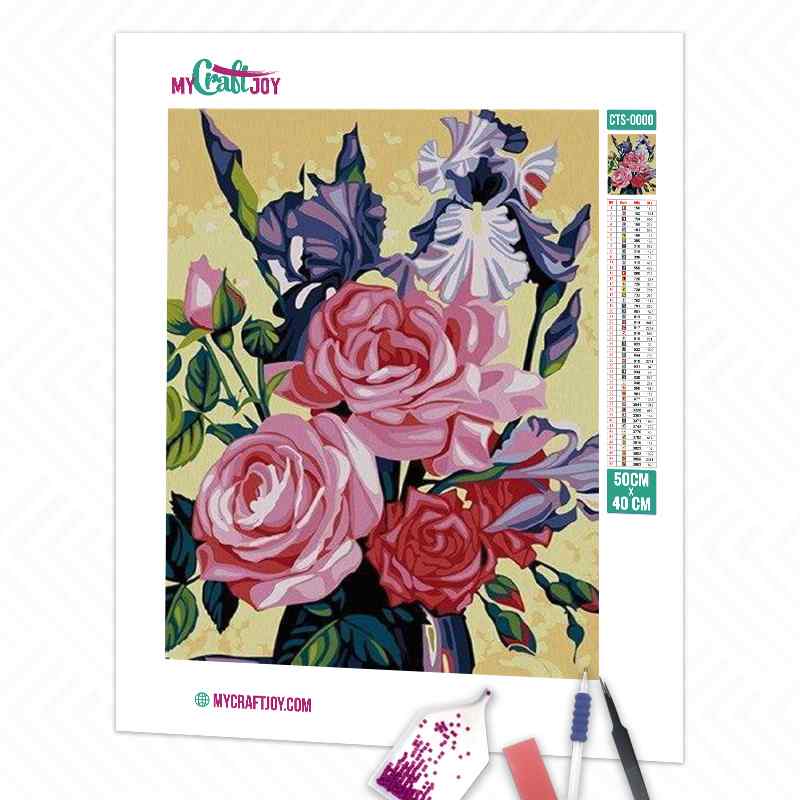 Flowers - DIY Diamond Painting Kit
