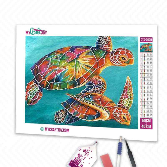 Abstract - DIY Diamond Painting Kit