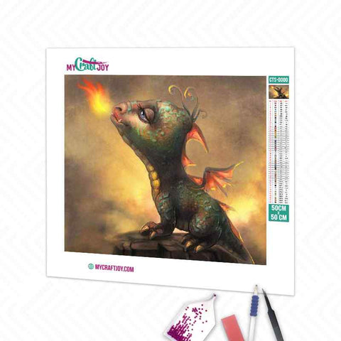Baby Dragon - DIY Diamond Painting Kit