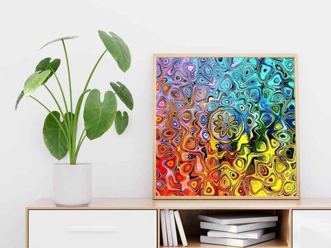 Abstract - DIY Diamond Painting Kit