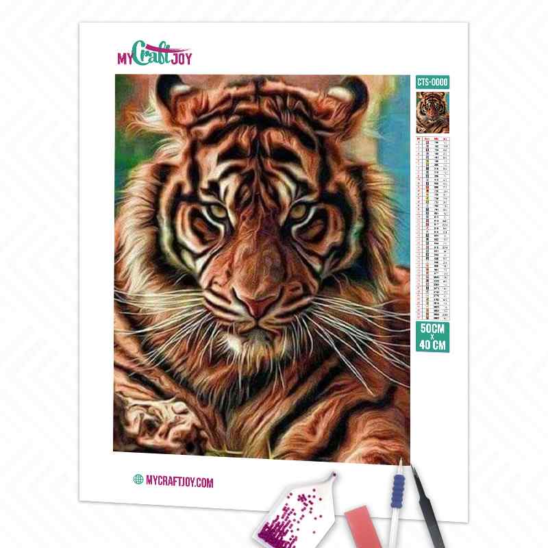 Tiger - DIY Diamond Painting Kit