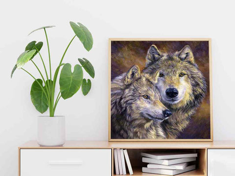 Wolves - DIY Diamond Painting Kit