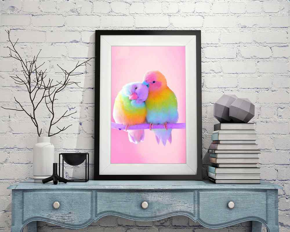 Love Birds - DIY Diamond Painting Kit
