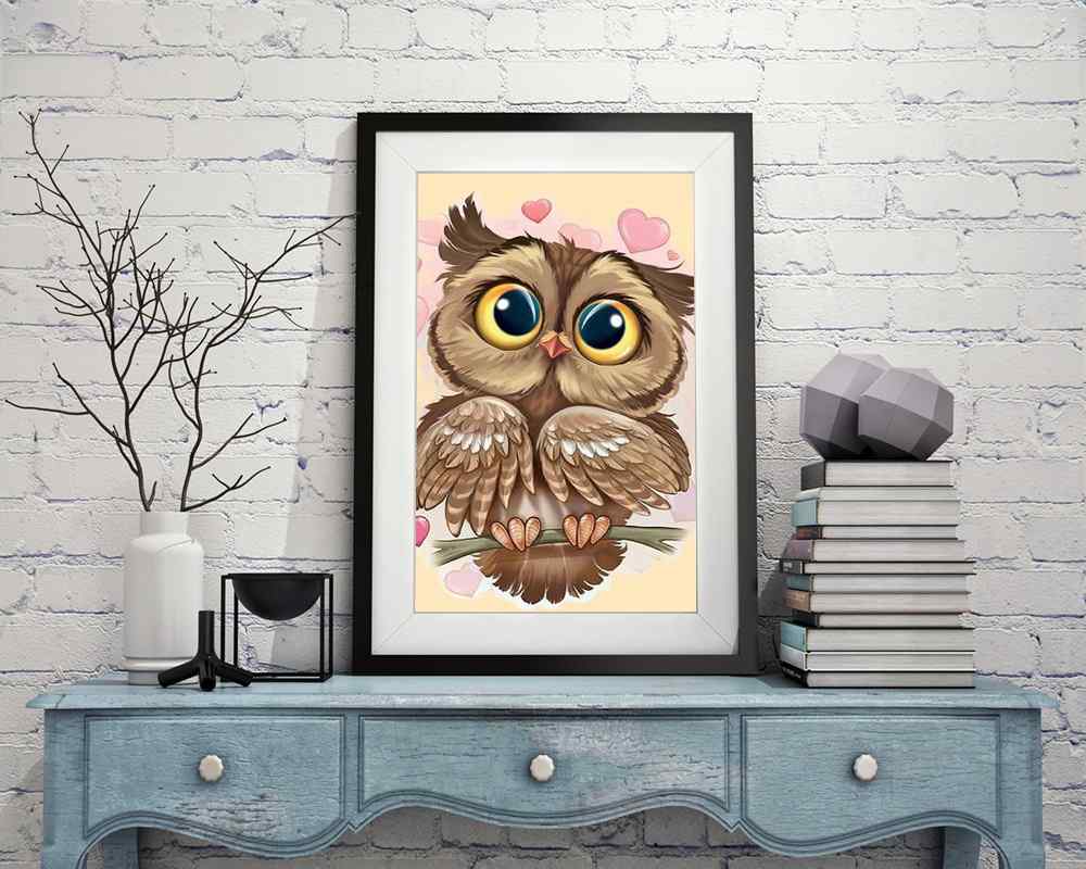 Sweet Owl - DIY Diamond Painting Kit