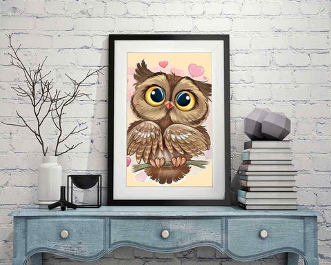 Sweet Owl - DIY Diamond Painting Kit
