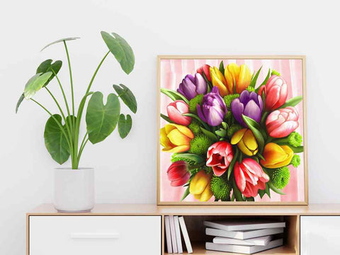 Flowers - DIY Diamond Painting Kit