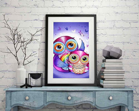 Owl - DIY Diamond Painting Kit