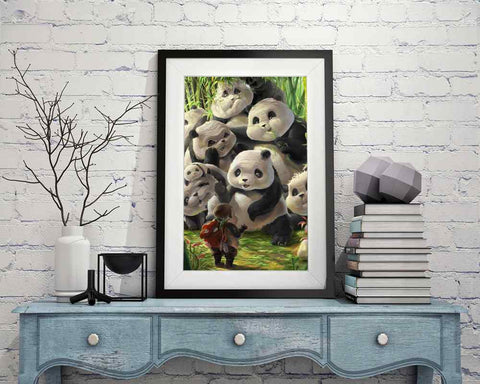 Pandas - DIY Diamond Painting Kit