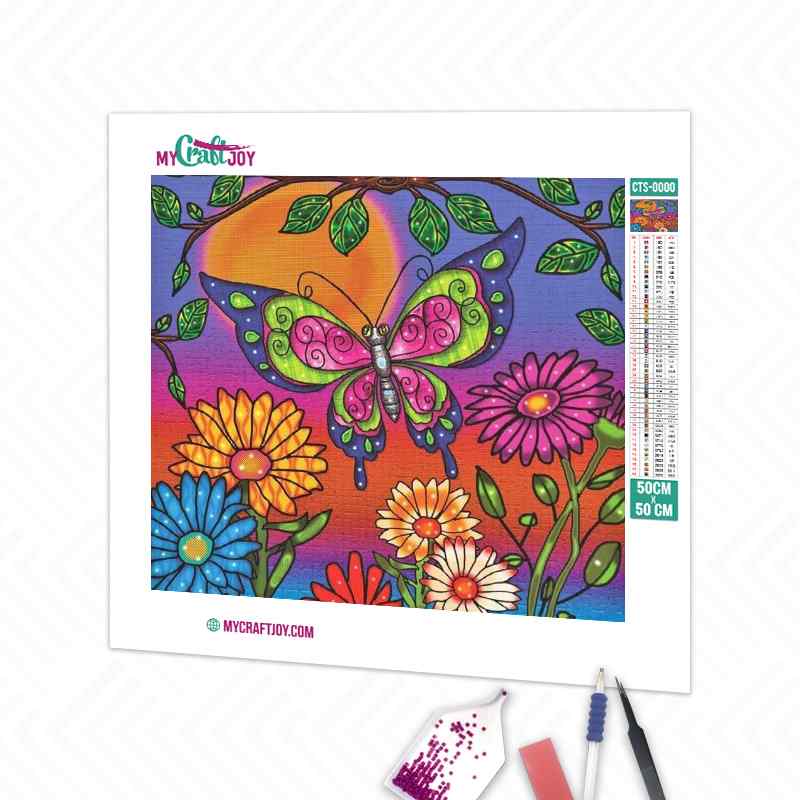 Butterfly - DIY Diamond Painting Kit