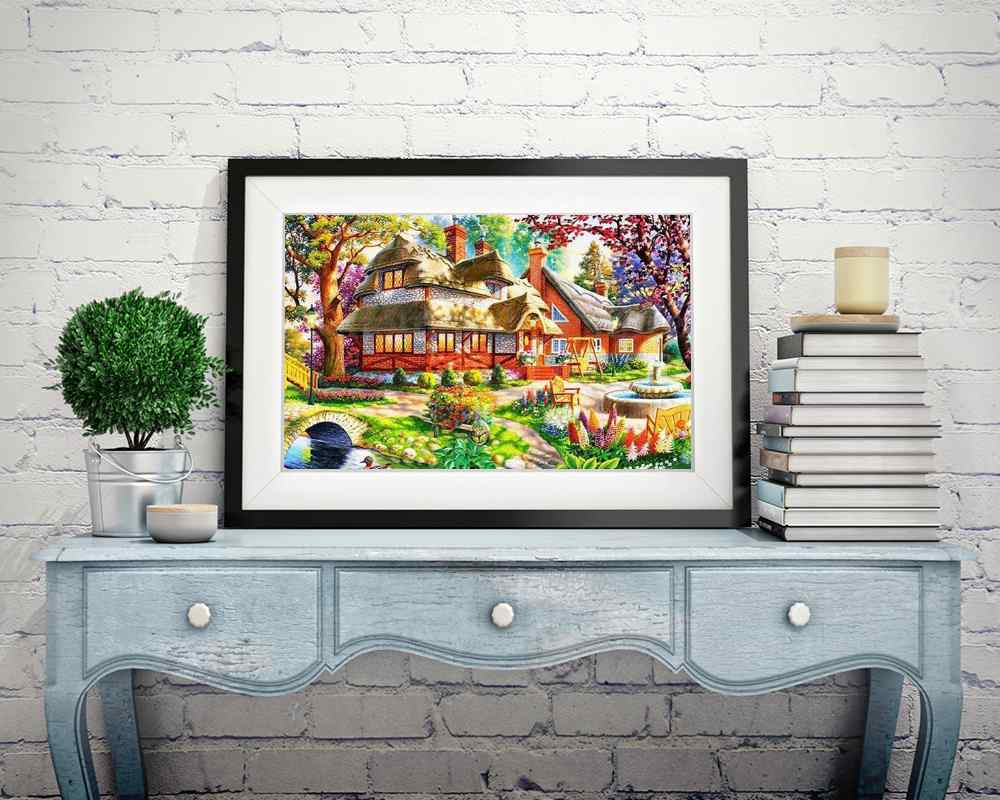 House In The Countryside - DIY Diamond Painting Kit