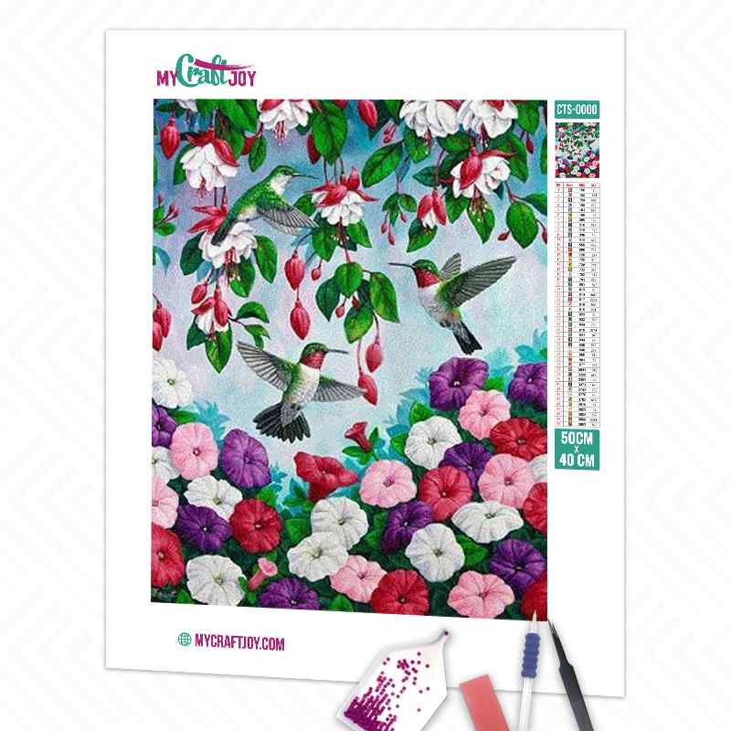 Flowers - DIY Diamond Painting Kit