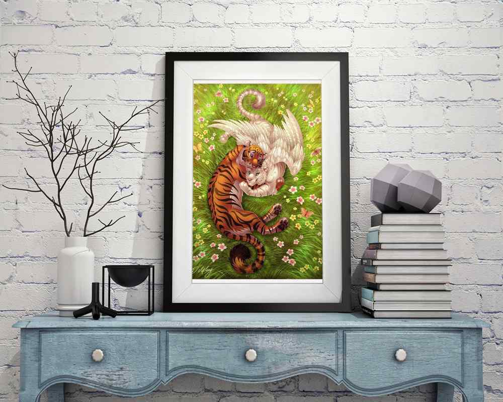 Tigers in Love - DIY Diamond Painting Kit
