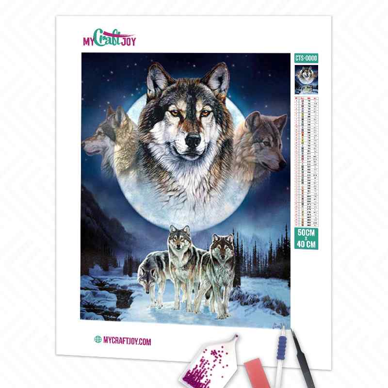 Wolves - DIY Diamond Painting Kit