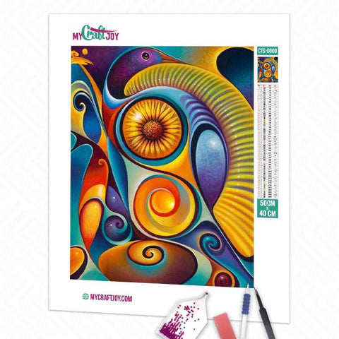 Abstract - DIY Diamond Painting Kit