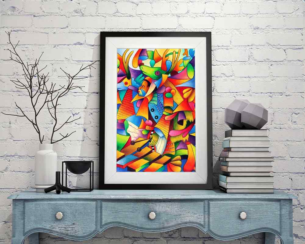 Abstract - DIY Diamond Painting Kit