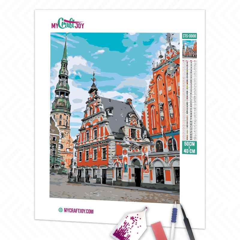 Cities - DIY Diamond Painting Kit