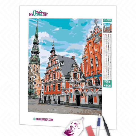 Cities - DIY Diamond Painting Kit