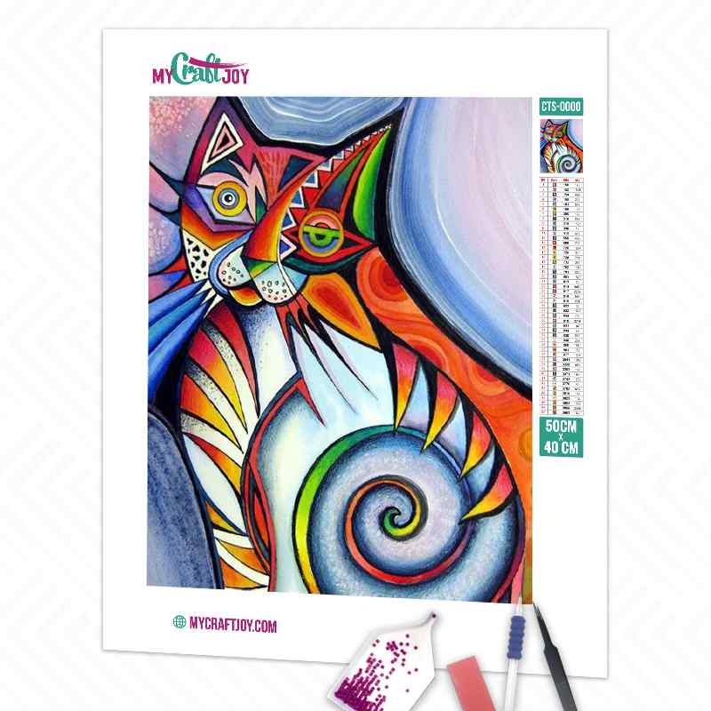 Abstract - DIY Diamond Painting Kit