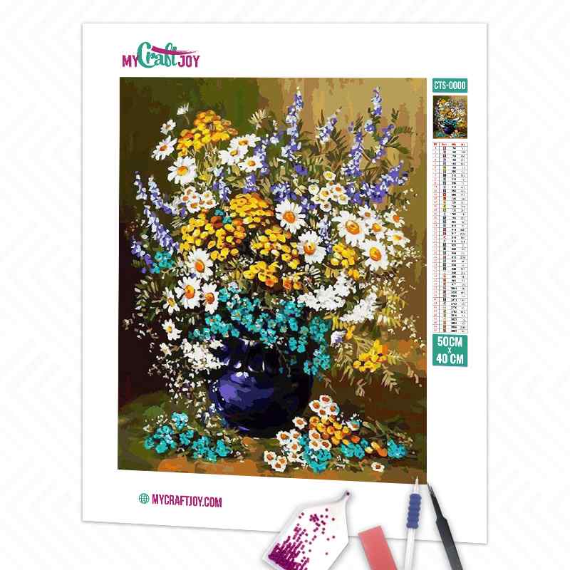 Flowers - DIY Diamond Painting Kit
