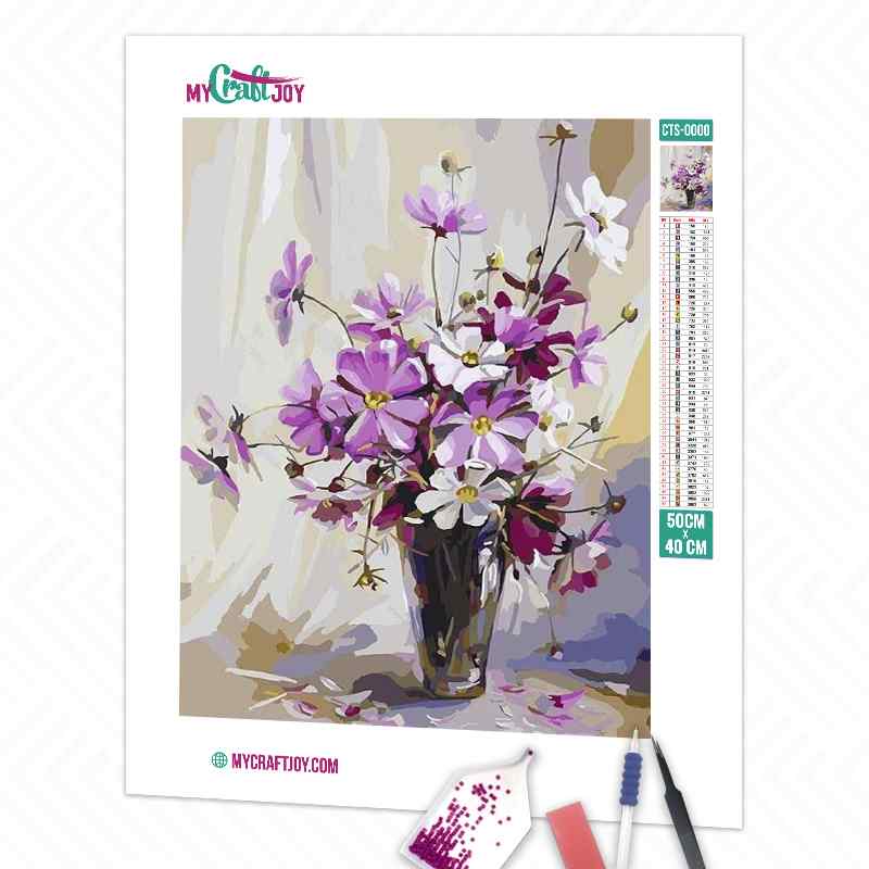 Flowers - DIY Diamond Painting Kit