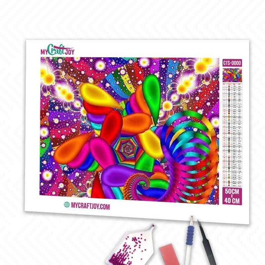 Abstract - DIY Diamond Painting Kit