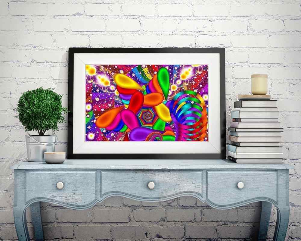 Abstract - DIY Diamond Painting Kit