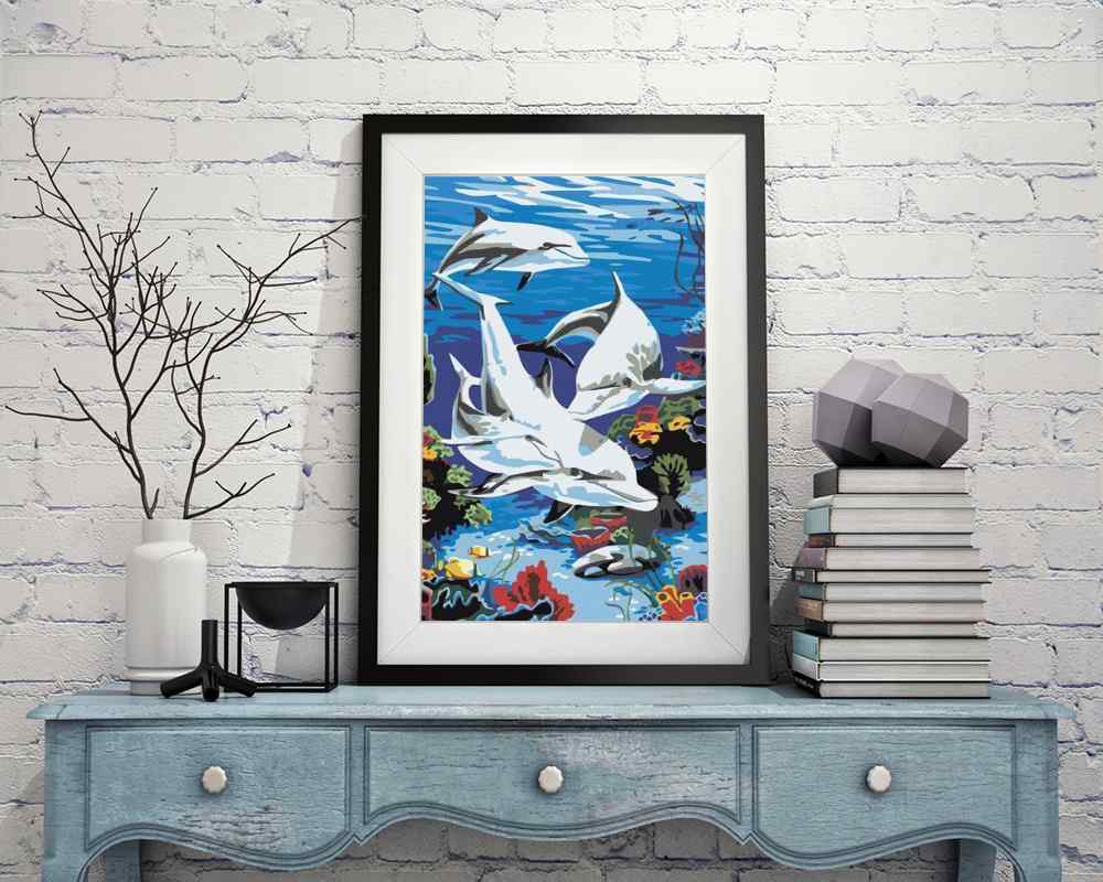 Dolphins - DIY Diamond Painting Kit