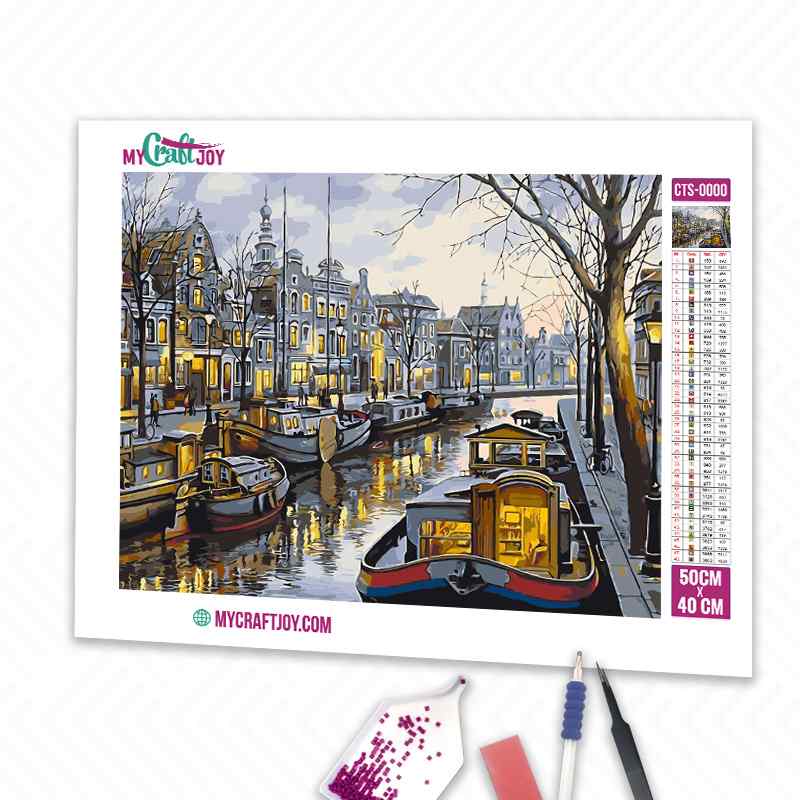 City - DIY Diamond Painting Kit