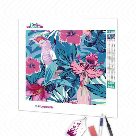 Birds and Flowers - DIY Diamond Painting Kit