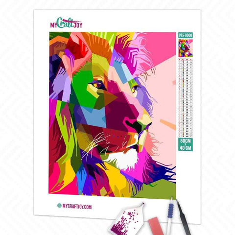 Lion - DIY Diamond Painting Kit