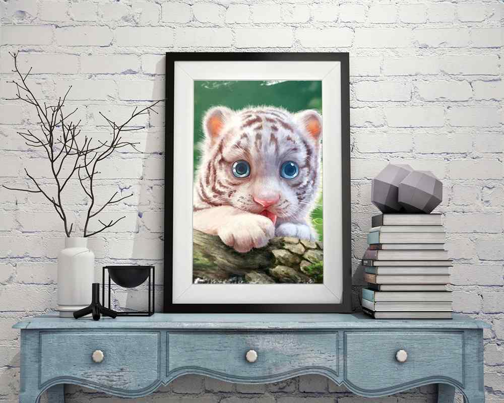 Baby Tiger - DIY Diamond Painting Kit