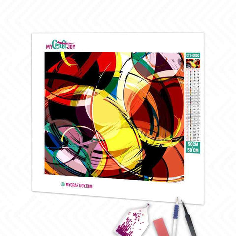 Abstract - DIY Diamond Painting Kit