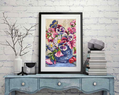 Flowers - DIY Diamond Painting Kit