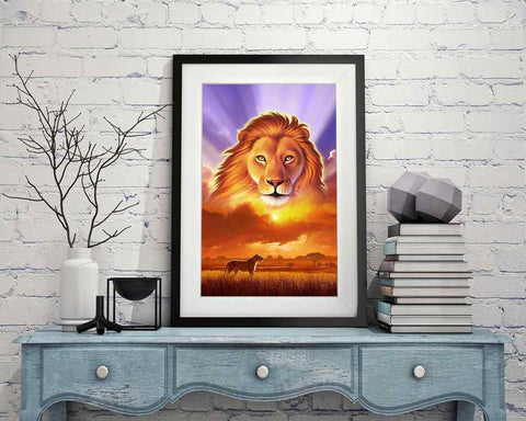 Lion - DIY Diamond Painting Kit