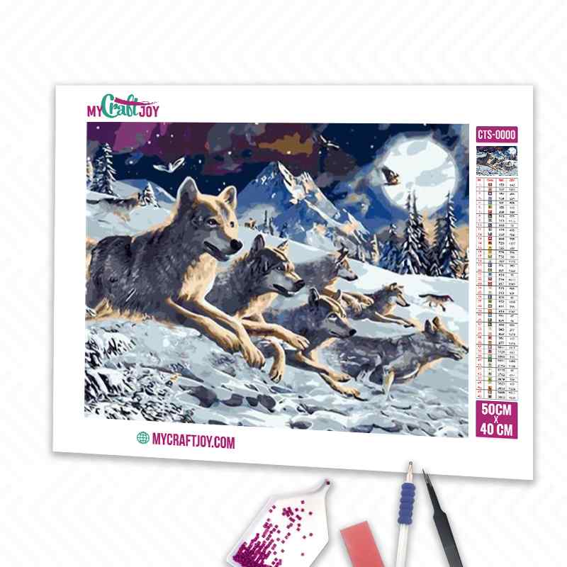Wolves - DIY Diamond Painting Kit