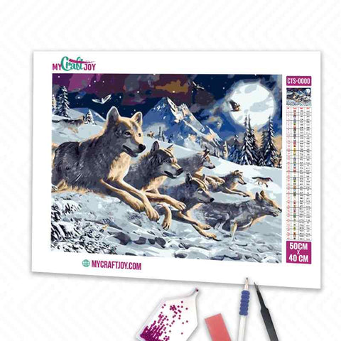 Wolves - DIY Diamond Painting Kit
