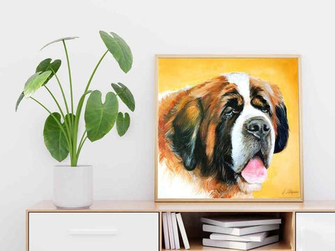 St. Bernard Dog - DIY Diamond Painting Kit