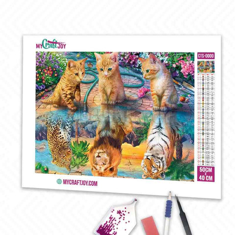 Brave Cats - DIY Diamond Painting Kit