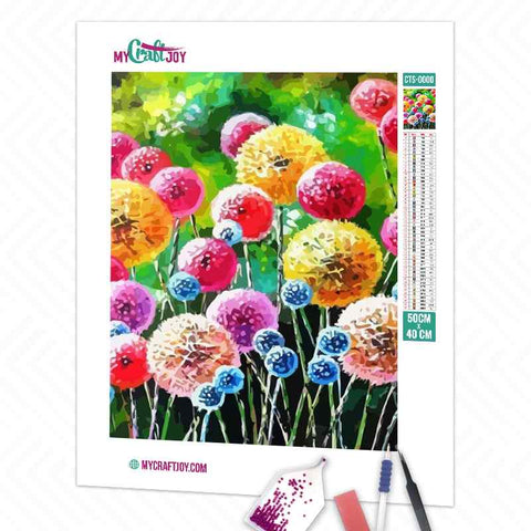 Flowers - DIY Diamond Painting Kit