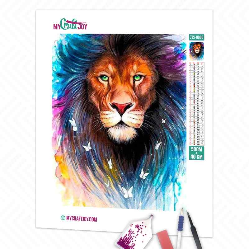 Lion - DIY Diamond Painting Kit